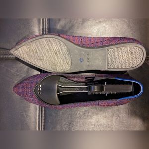 Rothy's Cranberry Plaid Points 11